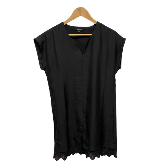 Madewell Duskway Eyelet Dress In Black - Picture 5 of 11